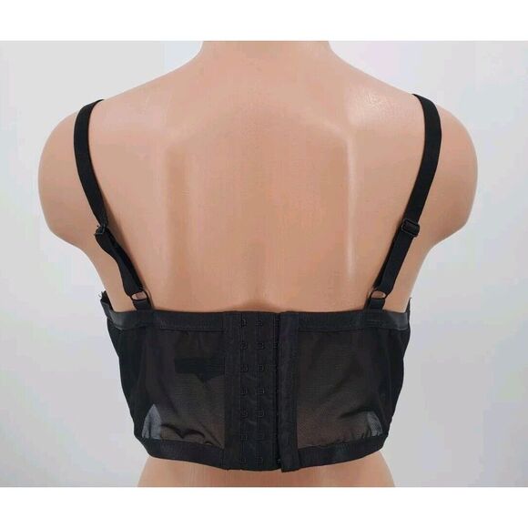 Torrid Curves Strappy Underwire Bra Red Black Plaid Bra Size 0 - Picture 2 of 6